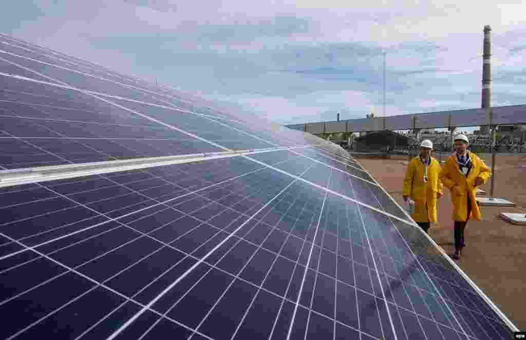 Першу сонячну електростанцію «Солар Чорнобиль-1 МВт» відкрито в Чорнобилі, 5 жовтня 2018 року