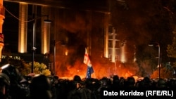 Протест в Тбилиси 4 октября