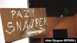 Prizor iz vremena opsade Sarajeva, čuva se u Istorijskom muzeju u glavnom gradu BiH.