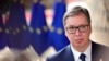 Predsednik Srbije Aleksandar Vučić na samitu EU u Briselu, 23. jun 2022.