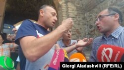 სიტყვიერი დაპირისპირება თელავში