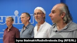 Гурт «Брати Гадюкіни» під час презентації альбому «Made in Ukraine», 9 вересня 2014 року