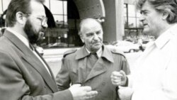 Stjepan Kljujić, Alija Izetbegović i Radovan Karadžić 1992. godine