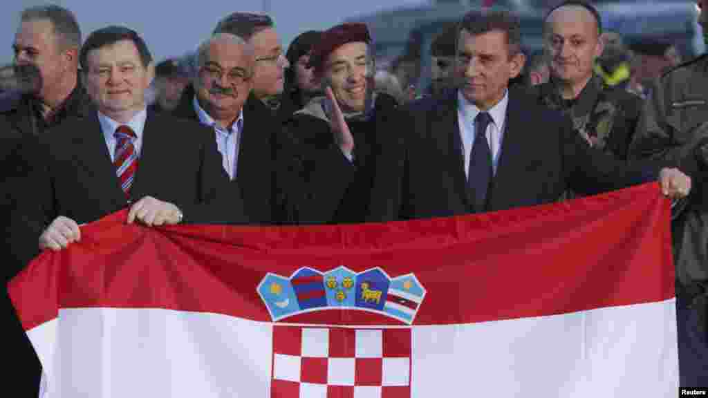 Generali po povratku u Zagreb, Reuters foto / Antonia Bronić