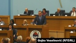 Milorad Dodik na sjednici Narodne skupštine RS 23. decembra
