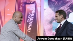 Победитель Национальной литературной премии "Большая книга" Захар Прилепин и Сергей Нарышкин