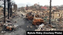 Буча после вторжения российских войск, апрель 2022