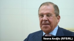 Sergej Lavrov u Beogradu 16. juna 2014.