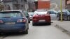 Bosnia and Herzegovina, Srebrenica, Cars with Serbian licence plates on day of local elections in Bosnia, November 15 2020.