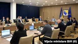 Vijeće ministara BiH na sjednici u Sarajevu, 20. 3. 2025.