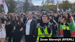 Studenti i ostali građani u šetnji do Novog Sada, Beograd, 30. oktobra 2025.