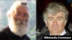 Radovan Karadžić pod krinkom Dragana Dabića i slika iz ratnog perioda