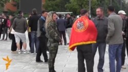 Protest veterana OVK u Prištini zbog Specijalnog suda Protest veterana OVK u Prištini zbog Specijalnog suda