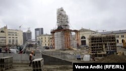 Izgradnja spomenika Stefanu Nemanji, Beograd (14. decembar)