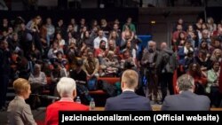 Sa konferencije "Jezik i nacionalizmi" održane u Beogradu, listopad 2016.