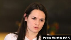 Білоруська опозиціонерка Світланеа Тихановська