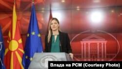 Марија Митева, портпаролка на Владата на Северна Македонија.