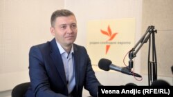 Nebojša Zelenović u beogradskom studiju RSE, jul 2106.