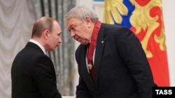 В. Путин и Владимир Фортов