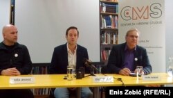 Hrvatska u zaštiti zviždača ima slabije zakonodavstvo nego neke druge države na Jugoistoku Europe, pozorio je Duje Prkut (u sredini)