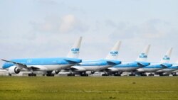 Parkirani avioni holandske kompanije KLM