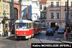 ძველი ტრამვაი პრაღაში