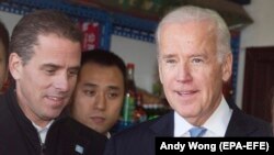Bivši američki potpredsjednik Joe Biden i njegov sin Hunter Biden