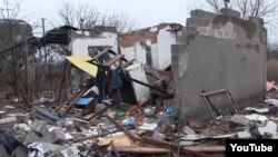 Наслідки обстрілів бойовиків у Водяному, 23 лютого 2017 року («Військове телебачення України»)