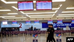 Unutrašnjost aerodroma 'Nikola Tesla'