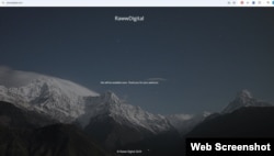 Faqja joaktive e Raww Digital