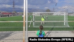 Fudbalska utakmica u dečjoj ligi pod okriljem Fudbalskog saveza Makedonije