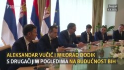 Pomešane poruke Vučića i Dodika o BiH Pomešane poruke Vučića i Dodika o BiH