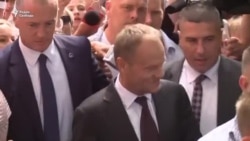 Дональд Туск дает показазания по делу о крушении Ту-154 Дональд Туск дает показазания по делу о крушении Ту-154