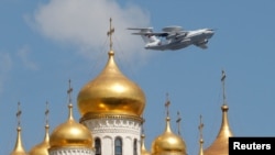 მოსკოვი. გამარჯვების დღისადმი მიძღვნილი აღლუმი