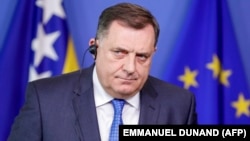 Milorad Dodik u Briselu tokom jednog od sastanaka sa zvaničnicima EU 2019. godine