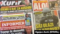 Naslovnice beogradskih dnevnih novina, 16. januar 2017. 