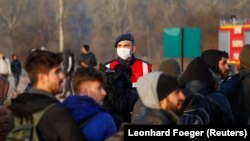 Pripadnik turske žandarmerije u blizini tursko-grčke granice, Edirne, 3. mart