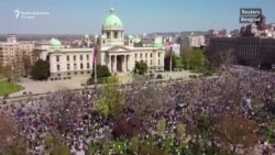 Protest ekoloških aktivista u Beogradu Protest ekoloških aktivista u Beogradu