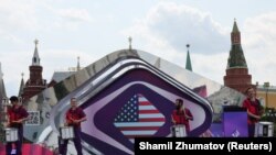 Концерт в поддержку "Интервидения" на Красной площади в Москве