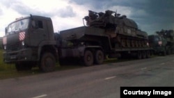 Колонна "Буков" на пути из Курска в Ростовскую область