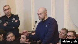 მსახიობი ანდრო ჭიჭინაძე სასამართლო სხდომაზე, 5 მარტი, 2025 წელი