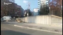 Novi zid u Severnoj MItrovici Novi zid u Severnoj MItrovici