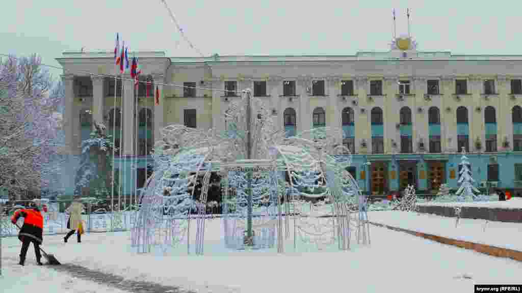 Встановили фонтан, що світиться 