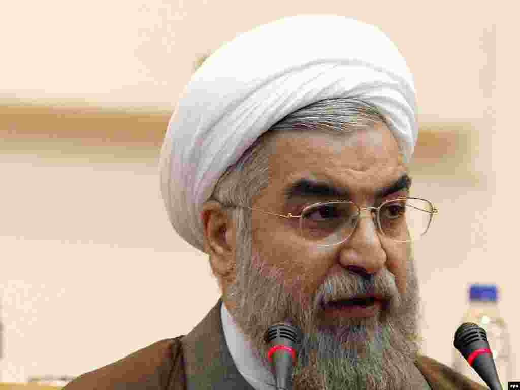 THE MODERATE: Hassan Rowhani, 65, served as Iran&#39;s chief nuclear negotiator under reformist President Mohammad Khatami and is considered to be a critic of Ahmadinejad. He has said he does not &quot;deny&quot; his possible participation in the presidential vote. Rowhani told reporters on January 1 that members of some political parties, members of the Assembly of Experts, and lawmakers -- from both the conservative and reformist camps -- have talked to him about running. Rowhani is currently a member of the Assembly of Experts and the head of the Center for Strategic Research. He has said the future president will have to face numerous problems. &quot;Whoever wants to become president needs to have a program to deal with the problems,&quot; he said. &quot;And if I decide to run, I will definitely have a program.&quot;