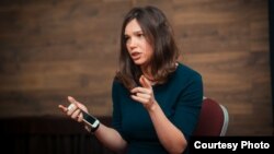 Zhanna Nemtsova, daughter of the late Russian oppositionist Boris Nemtsov