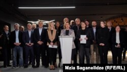 ოპოზიციური პოლიტიკური პარტიების წარმომადგენლები 