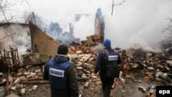 Спостерігачі ОБСЄ на Донбасі, архівне фото