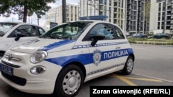 Policijski automobil u Beogradu, oktobar 2025. Ilustrativna fotografija