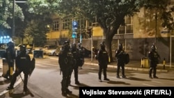Policij na Vračaru, Beograd, u noći između 2. i 3. jula 2025.