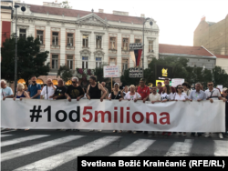 Protestna šetnja, 10. avgust